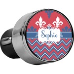 Patriotic Fleur de Lis USB Car Charger (Personalized)