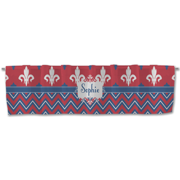 Patriotic Fleur de Lis Valance - Front