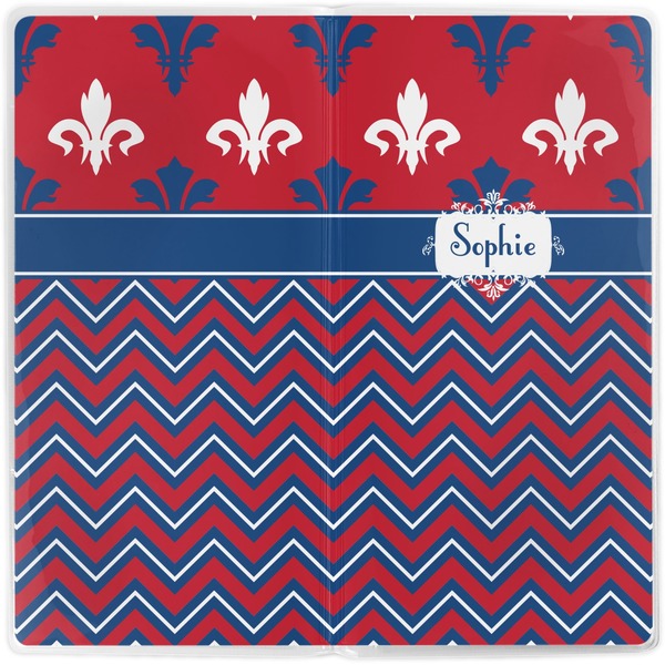 Patriotic Fleur de Lis Vinyl Document Wallet - Apvl