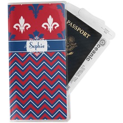 Patriotic Fleur de Lis Travel Document Holder