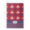 Patriotic Fleur de Lis Waffle Weave Golf Towel (Personalized)