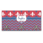 Patriotic Fleur de Lis Wall Mounted Coat Rack (Personalized)
