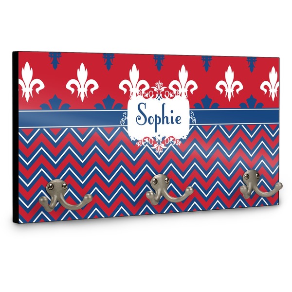 Patriotic Fleur de Lis Coat Hanger Main