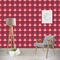 Patriotic Fleur de Lis Wallpaper & Surface Covering (Water Activated - Removable)