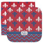 Patriotic Fleur de Lis Facecloth / Wash Cloth (Personalized)