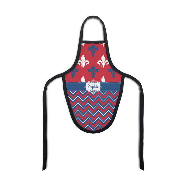 Custom Patriotic Fleur de Lis Bottle Apron (Personalized)