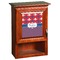 Patriotic Fleur de Lis Wooden Cabinet Decal (Medium)
