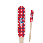 Patriotic Fleur de Lis Paddle Wooden Food Picks (Personalized)