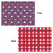 Patriotic Fleur de Lis Wrapping Paper Sheet - Double Sided - Front & Back