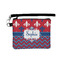 Patriotic Fleur de Lis Wristlet ID Case w/ Name or Text