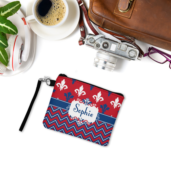 Patriotic Fleur de Lis Wristlet ID Cases - LIFESTYLE