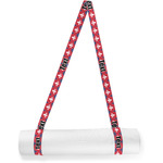 Patriotic Fleur de Lis Yoga Mat Strap (Personalized)