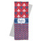 Patriotic Fleur de Lis Yoga Mat Towel with Yoga Mat