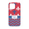 Patriotic Fleur de Lis iPhone 13 Mini Case - Back