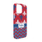 Patriotic Fleur de Lis iPhone Case - Plastic - iPhone 13 Pro (Personalized)