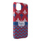 Patriotic Fleur de Lis iPhone Case - Plastic - iPhone 14 Plus (Personalized)