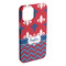 Patriotic Fleur de Lis iPhone 15 Plus Case - Angle