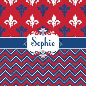 Patriotic Fleur de Lis