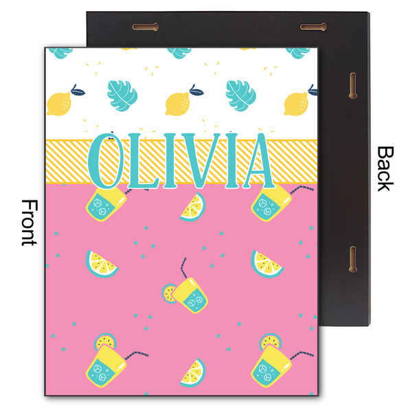 Summer Lemonade 11x14 Wood Print - Front & Back View