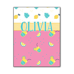 Summer Lemonade Wood Print - 11x14 (Personalized)