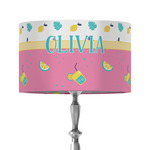 Summer Lemonade 12" Drum Lamp Shade - Fabric (Personalized)