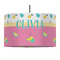 Summer Lemonade 12" Drum Pendant Lamp - Fabric (Personalized)