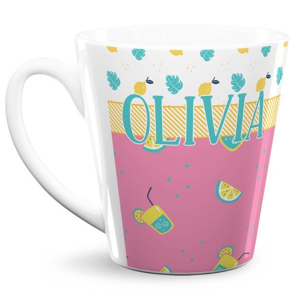 Custom Summer Lemonade 12 Oz Latte Mug (Personalized)