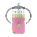Summer Lemonade 12 oz Stainless Steel Sippy Cup (Personalized)