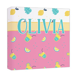 Summer Lemonade Canvas Print - 12x12 (Personalized)