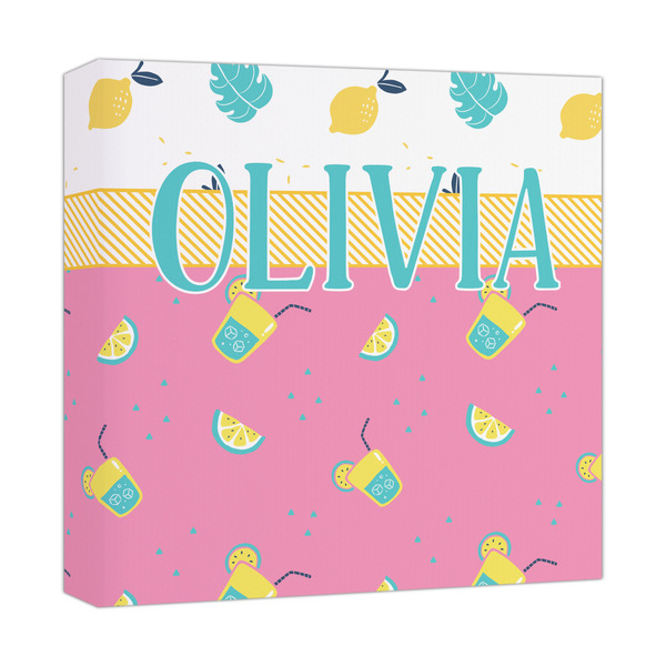 Custom Summer Lemonade Canvas Print - 12x12 (Personalized)