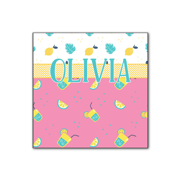 Custom Summer Lemonade Wood Print - 12x12 (Personalized)