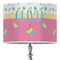 Summer Lemonade 16" Drum Lampshade - ON STAND (Poly Film)