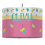 Summer Lemonade Drum Pendant Lamp (Personalized)