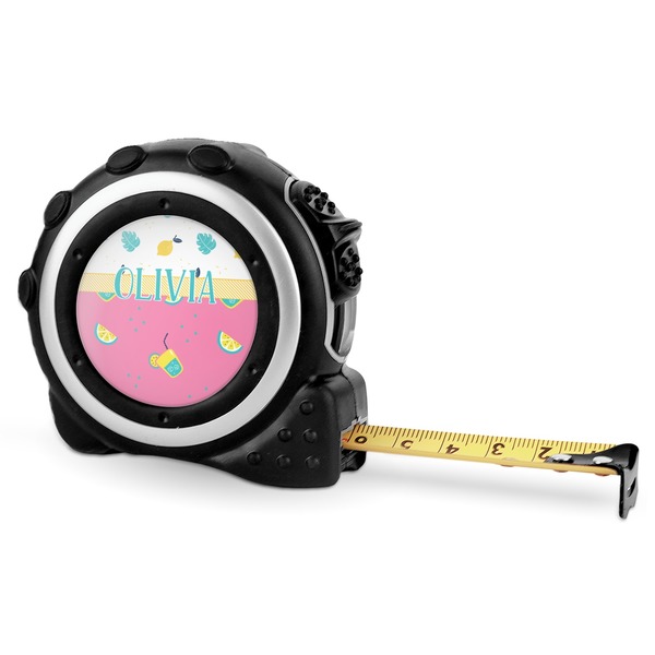 Summer Lemonade 16 Foot Black & Silver Tape Measures - Front