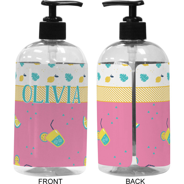 Summer Lemonade 16 oz Plastic Liquid Dispenser (Approval)