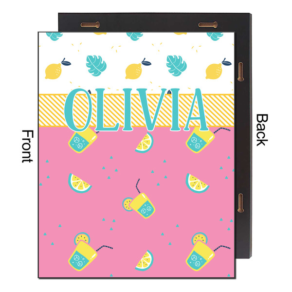 Summer Lemonade 16x20 Wood Print - Front & Back View