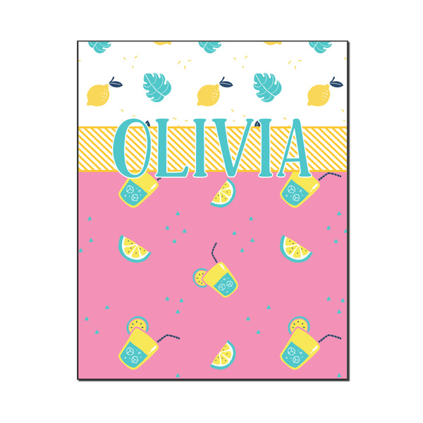 Custom Summer Lemonade Wood Print - 16x20 (Personalized)