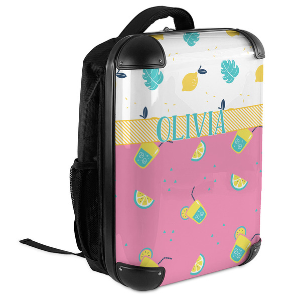 Summer Lemonade 18" Hard Shell Backpacks - ANGLED VIEW