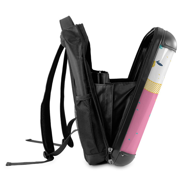 Summer Lemonade 18" Hard Shell Backpacks - SIDE OPEN