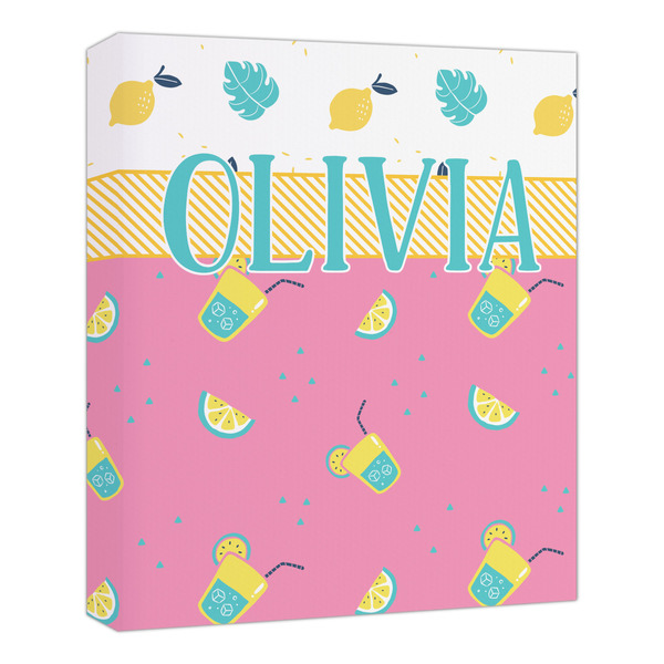 Custom Summer Lemonade Canvas Print - 20x24 (Personalized)