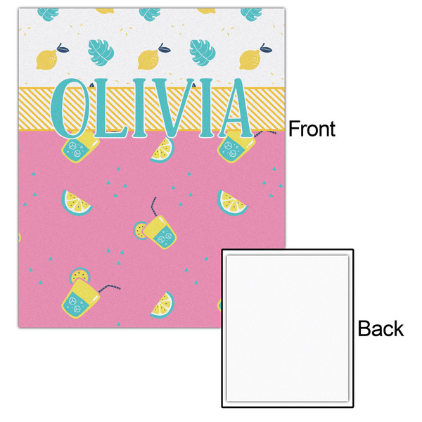 Summer Lemonade 20x24 - Matte Poster - Front & Back