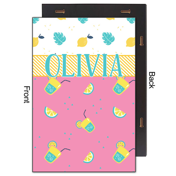 Summer Lemonade 20x30 Wood Print - Front & Back View