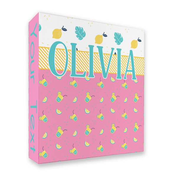 Summer Lemonade 3 Ring Binders - Full Wrap - 2" - FRONT
