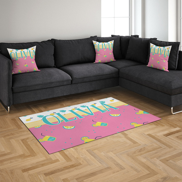 Summer Lemonade 4'x6' Indoor Area Rugs - IN CONTEXT