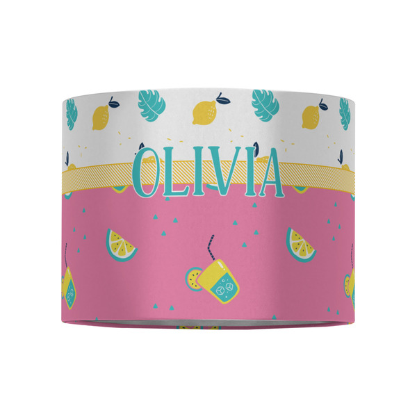 Summer Lemonade 8" Drum Lampshade - FRONT (Fabric)