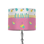 Summer Lemonade 8" Drum Lamp Shade - Fabric (Personalized)