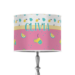 Summer Lemonade 8" Drum Lamp Shade - Poly-film (Personalized)