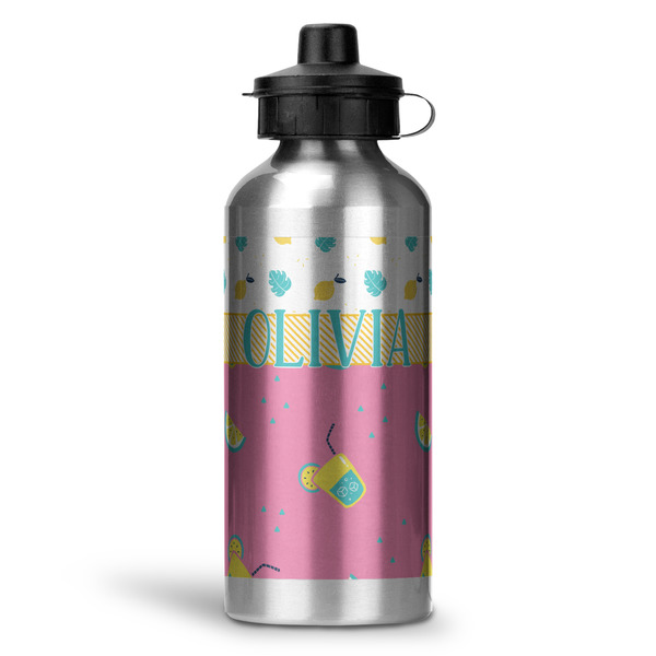 Custom Summer Lemonade Water Bottle - Aluminum - 20 oz (Personalized)