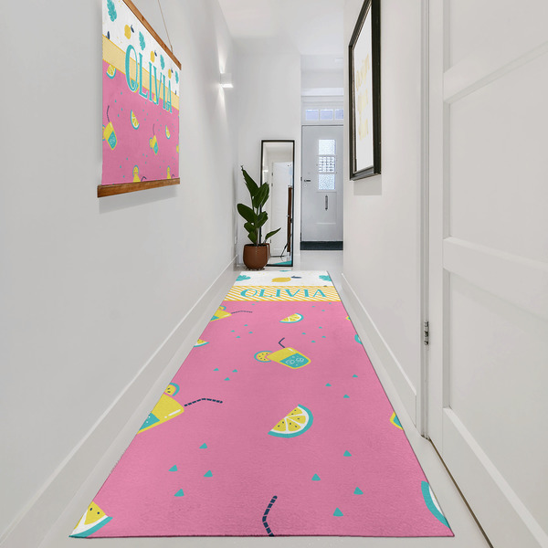 Summer Lemonade Area Rug Sizes - In Context (vertical)