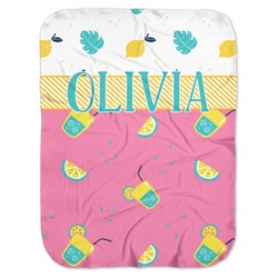 Summer Lemonade Baby Swaddling Blanket (Personalized)